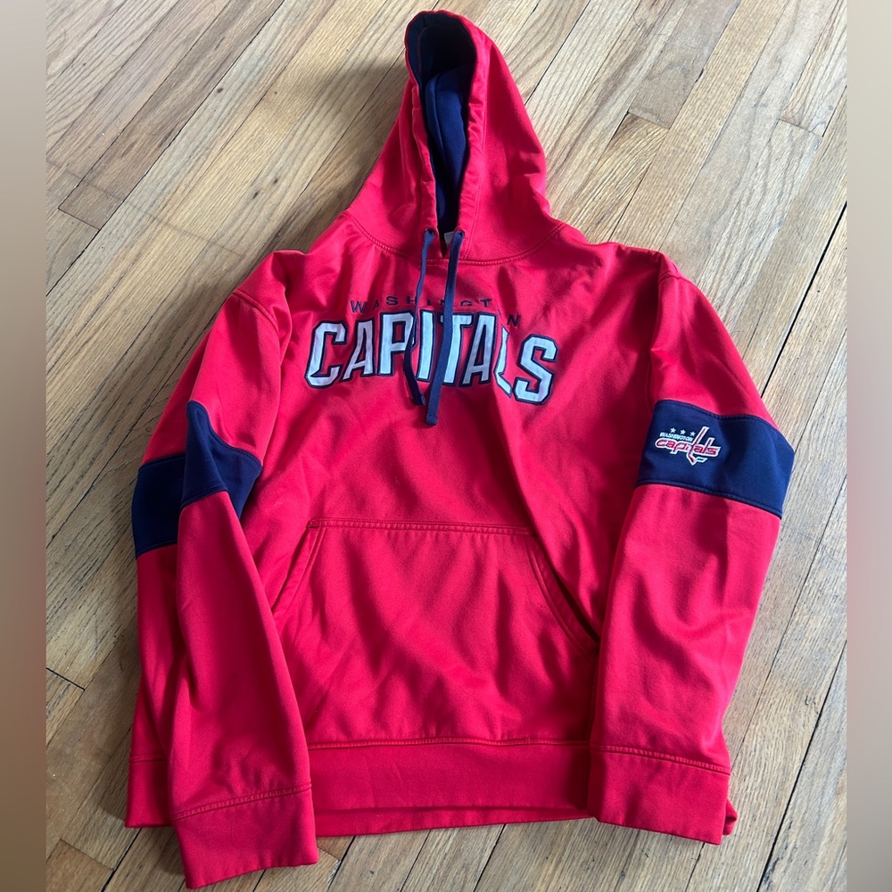 Washington Capitals Red Pullover Hoodie